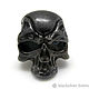Кольцо из серебра Череп WHR39-61. Кольца. Blacksilver. Интернет-магазин Ярмарка Мастеров.  Фото №2