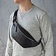 Men's waist bag 'Foster' (Black), Waist Bag, Yaroslavl,  Фото №1