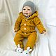 Комбинезон"baby_bnome". Комбинезоны детские. Елена Вербицкая (Verbena-knits). Ярмарка Мастеров.  Фото №4