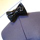 Bow tie CONCERT self-tie, black sequins, Ties, Moscow,  Фото №1