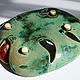 Тарелка "Лист монстеры". Тарелки. Ceramics by Valentina Shtanko. Ярмарка Мастеров.  Фото №4