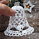 Christmas bell crocheted, Christmas decorations, Moscow,  Фото №1
