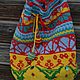 Tribal Shoulder Bag, Mochila Bucket Bag, Colorful Bag, Ethnic Bag, Mul. Bucketbag. DominikaSamara. My Livemaster. Фото №5