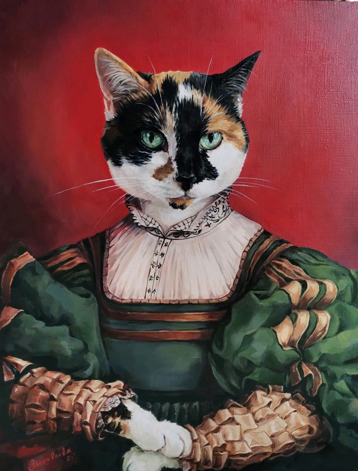 Парадный портрет кошки