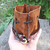 Фен-шуй и эзотерика handmade. Livemaster - original item A bag made of gorgeous golden brown suede. Handmade.