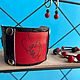 Заказать Комплект браслетов черно-красных. Барсукова Виктория. Ярмарка Мастеров. . Браслет-манжета Фото №3