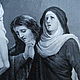 Винтаж: Старинный гобелен картина Christ sur la croix шёлк Франция. Картины винтажные. Антиквариат и винтаж из Франции. Ярмарка Мастеров.  Фото №6