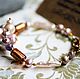 Bracelet No. №3 - Baroque pearls, amethyst, beads, Bead bracelet, Moscow,  Фото №1
