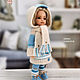 Clothes for Paola Reina dolls. Warm beige and blue hooded set. Clothes for dolls. DeSouris (desouris). My Livemaster. Фото №5