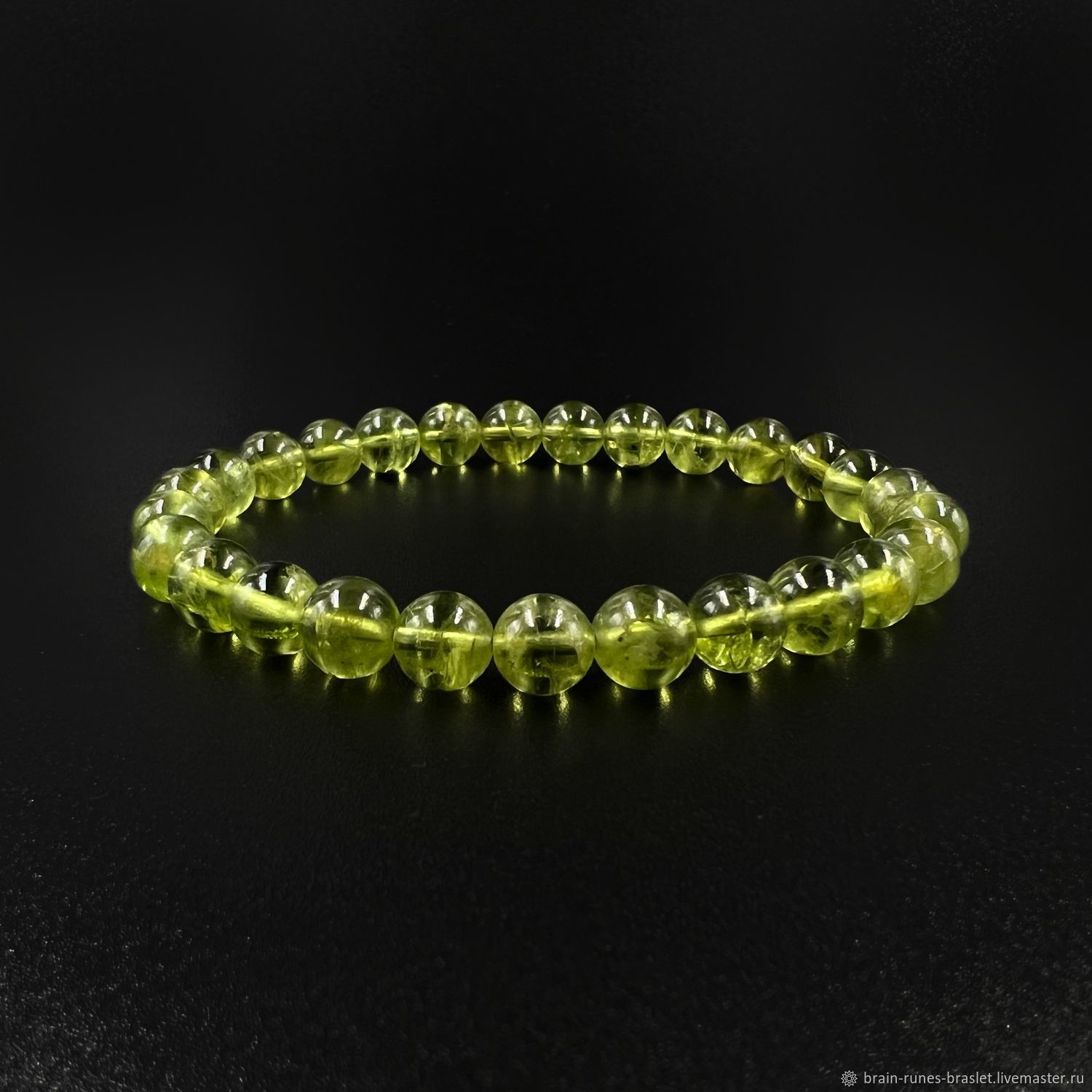 Браслет из хризолита в интернет-магазине Ярмарка Мастеров по цене 5525 ...