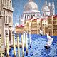 Вышитая картина "Прекрасная Венеция", Картины, Москва,  Фото №1
