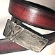 Bilateral leather belt. Straps. mbrothers23 (MBrothers23). Online shopping on My Livemaster.  Фото №2