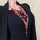  Unusual jewelry, red necklace, stylish coral beads. Necklace. Treasures Of Aphrodite. Online shopping on My Livemaster.  Фото №2