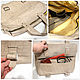 Заказать Кожаная Сумка портфель Бежевый деловой Подарок женщине. Personalized gifts Bags & backpacks (bobrovajahatka). Ярмарка Мастеров. . Портфель Фото №3