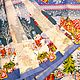 Скатерть Веселый праздник  джинсово-синий. Скатерти. «Кухонный текстиль и прочее» (marina-kovalevskaya-1). Ярмарка Мастеров.  Фото №6