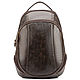 Lancelot leather backpack (brown nappa). Backpacks. Russian leather Guild. My Livemaster. Фото №5