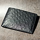Copy of Leather Bifold Wallet + lining, Wallets, Moscow,  Фото №1