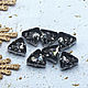 Rhinestones 12 mm Black diamond in a triangle frame, Rhinestones, Solikamsk,  Фото №1