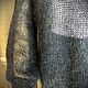 Свитер паутинка из мохера (черный реглан). Свитеры. Knitwork_room (Вязаные вещи в наличии и под заказ). Интернет-магазин Ярмарка Мастеров.  Фото №2