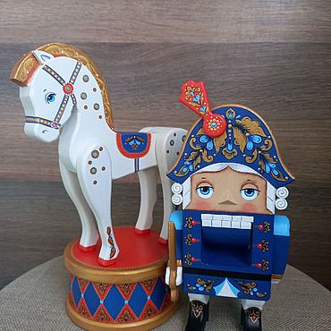 Сувениры и подарки ручной работы. Ярмарка Мастеров - ручная работа Щелкунчик на коне. Handmade.