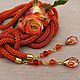 Order Lariat of beads 'Dreaminess', a bundle of beads. Beaded jewelry. Livemaster. . Lariats Фото №3