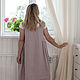 Сарафан изо льна Gray Lilac MUHA-147d. Сарафаны. MUHA (vintagechic). Ярмарка Мастеров.  Фото №4