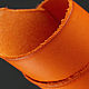 Buttero, Orange 0,8-1,0 мм; 1,2-1,4 мм., col. 12. Кожа. Demina Ekaterina. Ярмарка Мастеров.  Фото №5