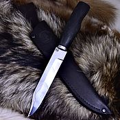 Нож Финка-043 (Х12МФ Резинопластик зелёный)