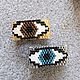 Кольцо из бисера с глазом. Кольца. Isoyan beads. Ярмарка Мастеров.  Фото №9