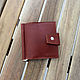 Order Money clip made of genuine leather 'Mini' (brown). EZCASE - Leather Design Studio. Livemaster. . Clamps Фото №3