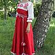 Платье "Кружевная Макошь". Платья. СЛАВный стиль от Заряны и Анны. Ярмарка Мастеров.  Фото №6