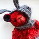 Мишка Тедди из плюша в трусах и шапке | Artist teddy bear. Мишки Тедди. Nadja Lova. Интернет-магазин Ярмарка Мастеров.  Фото №2