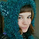 Шапка - шарф с ушками «Темный эльф», Шапки, Москва,  Фото №1