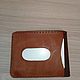 Складной кошелёк. Бифолд (bi-fold wallet). Кошельки. DM#Денис Мартынов#Изделия из натуральной кожи. Ярмарка Мастеров.  Фото №5
