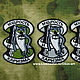 Patch 'WISDOM AND CHARISMA' (camouflage / gray / sand). Fun. Beloretskie Patches. Online shopping on My Livemaster.  Фото №2