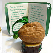 Сувениры и подарки handmade. Livemaster - original item Christmas in a walnut: OOAK miniature, family keepsake. Handmade.