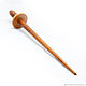 Tibetan support Spindle for spinning Siberian cherry Wood#B34. Spindle. ART OF SIBERIA. My Livemaster. Фото №5
