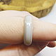18 White-gray glass ring (ssk18), Rings, Gatchina,  Фото №1