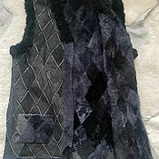 Одежда handmade. Livemaster - original item Sheepskin vest size 50. Handmade.