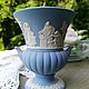 Винтаж: Вазочка Wedgwood голубой фарфор. Кухонная утварь винтажная. Виктория. Интернет-магазин Ярмарка Мастеров.  Фото №2