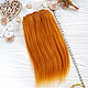 Mohair weft Golden, doll hair, 200-220", 100 g, Doll hair, Dmitrov,  Фото №1