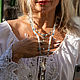 Chic Beads Silver Queen. Necklace. Mala by Jemma. Online shopping on My Livemaster.  Фото №2