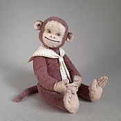 Куклы и игрушки handmade. Livemaster - original item Teddy Animals: Monkey. Handmade.