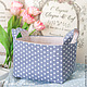 Корзинка "Звездный десант Серый". Корзины. Princess Baskets (Maria). Интернет-магазин Ярмарка Мастеров.  Фото №2