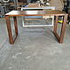 Order Computer table made of oak 650h1350 mm. aleksej-ixw. Livemaster. . Tables Фото №3