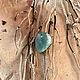 Ларимар. Кабошон 7. Кабошоны. Gems for Art (Indianstones). Интернет-магазин Ярмарка Мастеров.  Фото №2