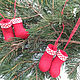 Christmas Souvenirs: red mini boots, Christmas gifts, Abakan,  Фото №1