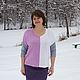Pullover: Snow lilac. Pullover Sweaters. lissan. Online shopping on My Livemaster.  Фото №2