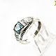 Aquamarine 'Oscar' ring with aquamarine. Rings. Design jewelry. My Livemaster. Фото №5