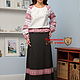 Skirt wool black. Skirts. Slavyanskie uzory. Online shopping on My Livemaster.  Фото №2